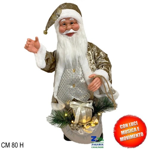 Babbo natale pupazzo cm - babbo,