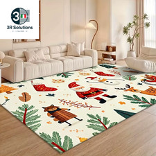 Tappeto Natalizio Cartone